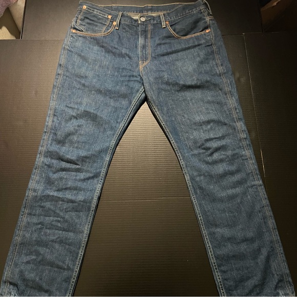 Levi’s 511 Slim Fit Jean Western Blue Wash Denim 38x32 but wears like 30 lngth - Picture 3 of 8